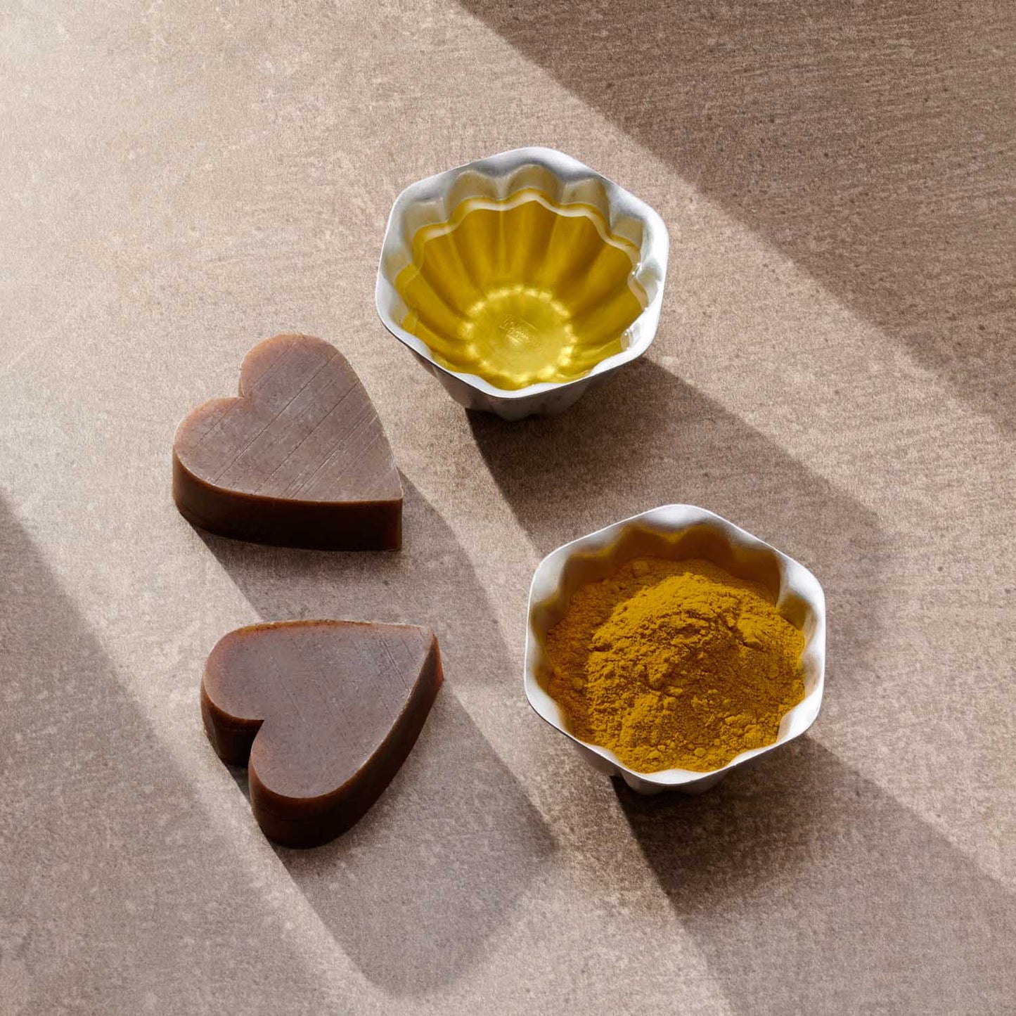 Hemp & Walnut Palm Free Heart Soap 40g (8 pack)