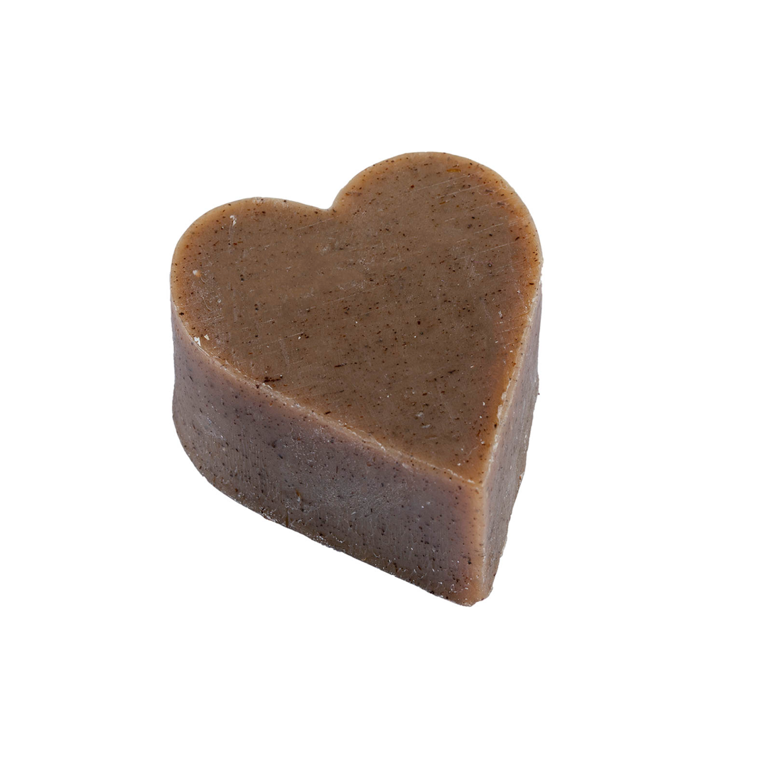 Hemp & Walnut Palm Free Heart Soap 40g (8 pack)