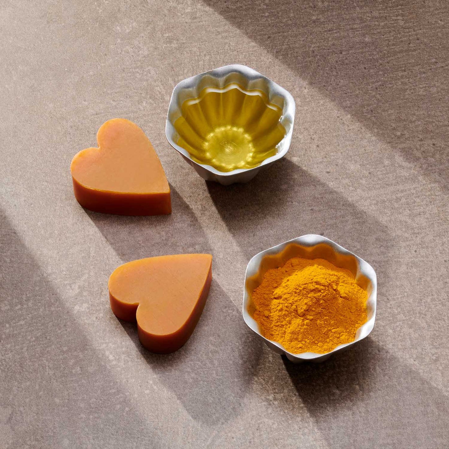 Citrus & Turmeric Palm Free Heart Soap 40g (8 pack)