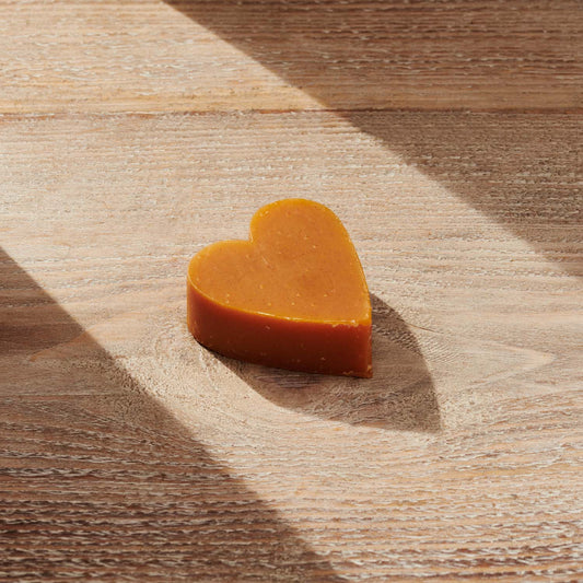 Citrus & Turmeric Palm Free Heart Soap 40g (8 pack)