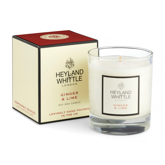 Classic Ginger & Lime Candle in a Glass 230g (6 pack)