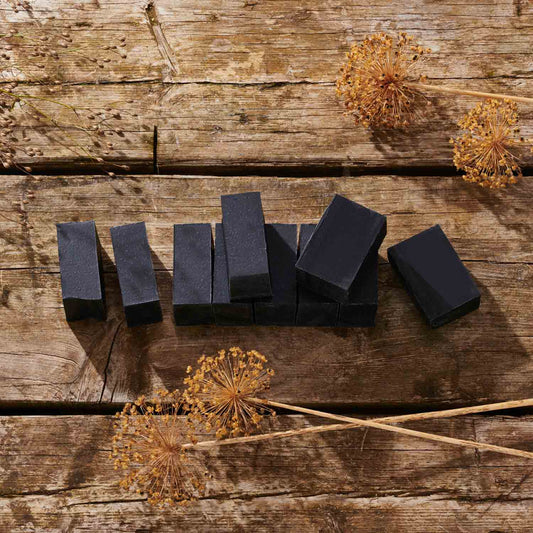 Activated Charcoal Palm Free Soap Brick 1.5kg - Cut (1 pack)