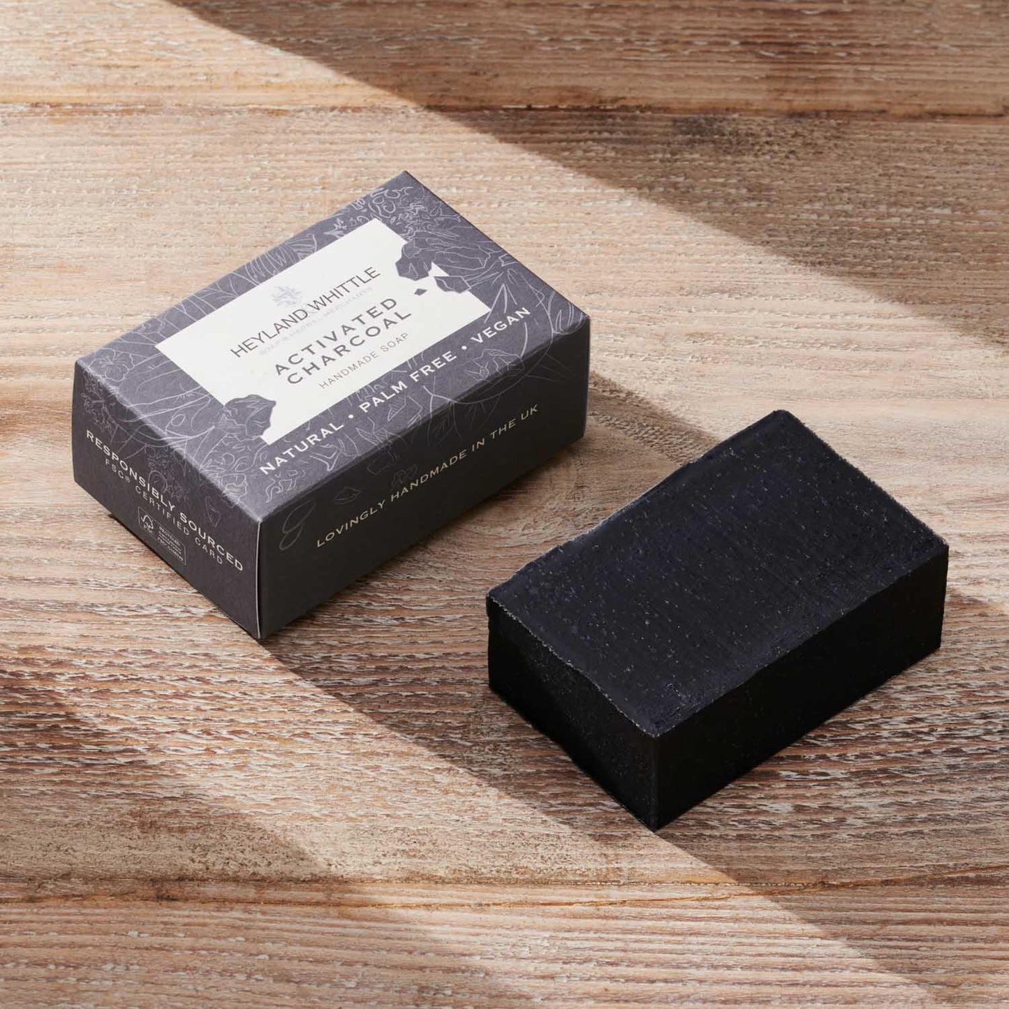 Activated Charcoal Palm Free Soap 120g (6 pack)