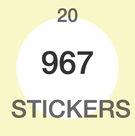 Herbal Mint Stickers 967