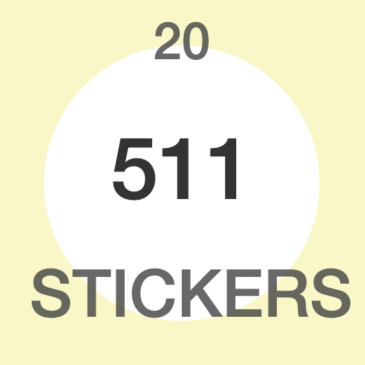 Activated Charcoal Stickers 511