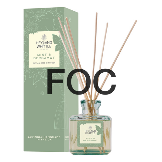 Tester - Mint & Bergamot Reed Diffuser 200ml