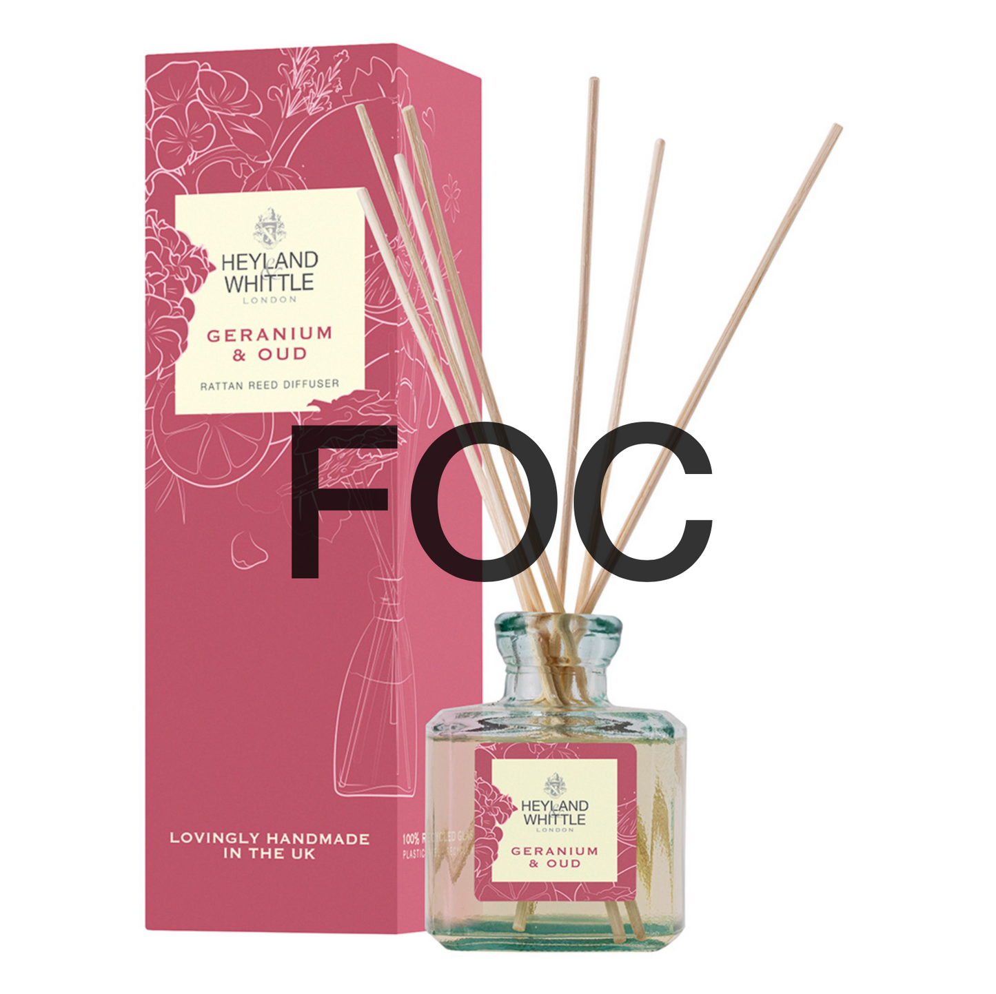 Tester - Geranium & Oud Reed Diffuser 200ml