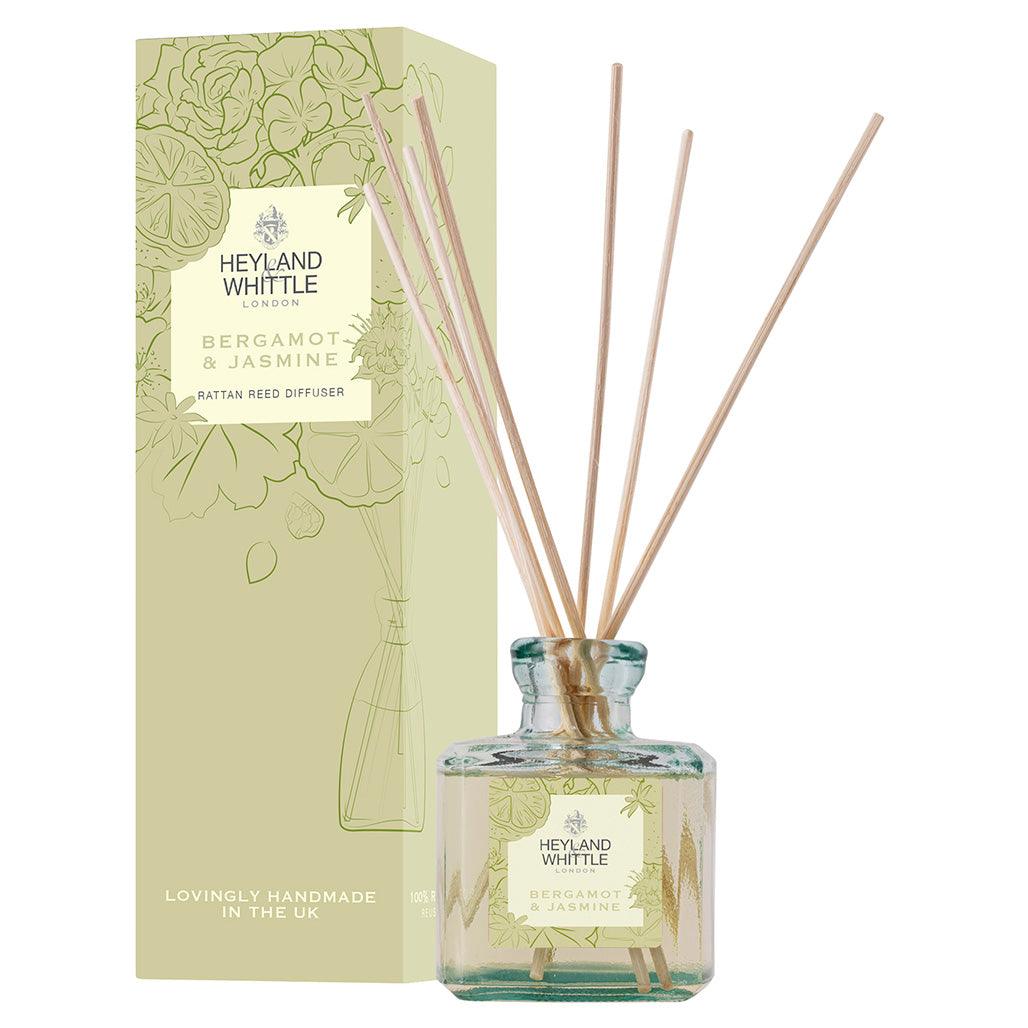 Bergamot & Jasmine Reed Diffuser 200ml - Heyland & Whittle Ltd