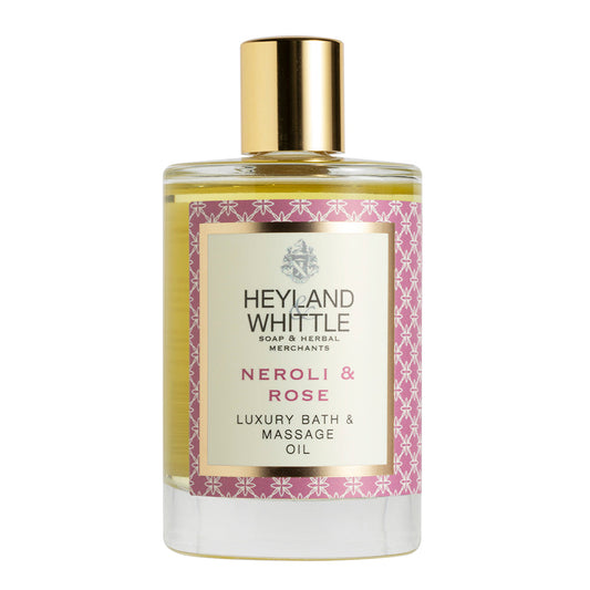 Neroli & Rose Luxury Bath & Massage Oil 100ml (6 pack)