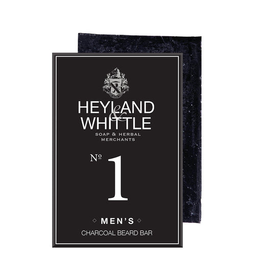 No.1 Men's Charcoal Beard Bar 120g (6 pack)