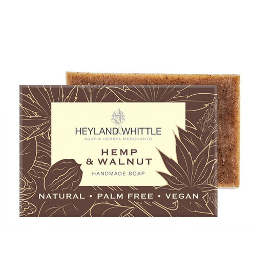 Hemp & Walnut Palm Free Soap Bar 120g (6 pack)