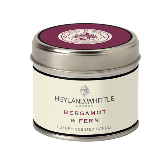 Classic Bergamot & Fern Candle in a Tin 180g (6 pack)