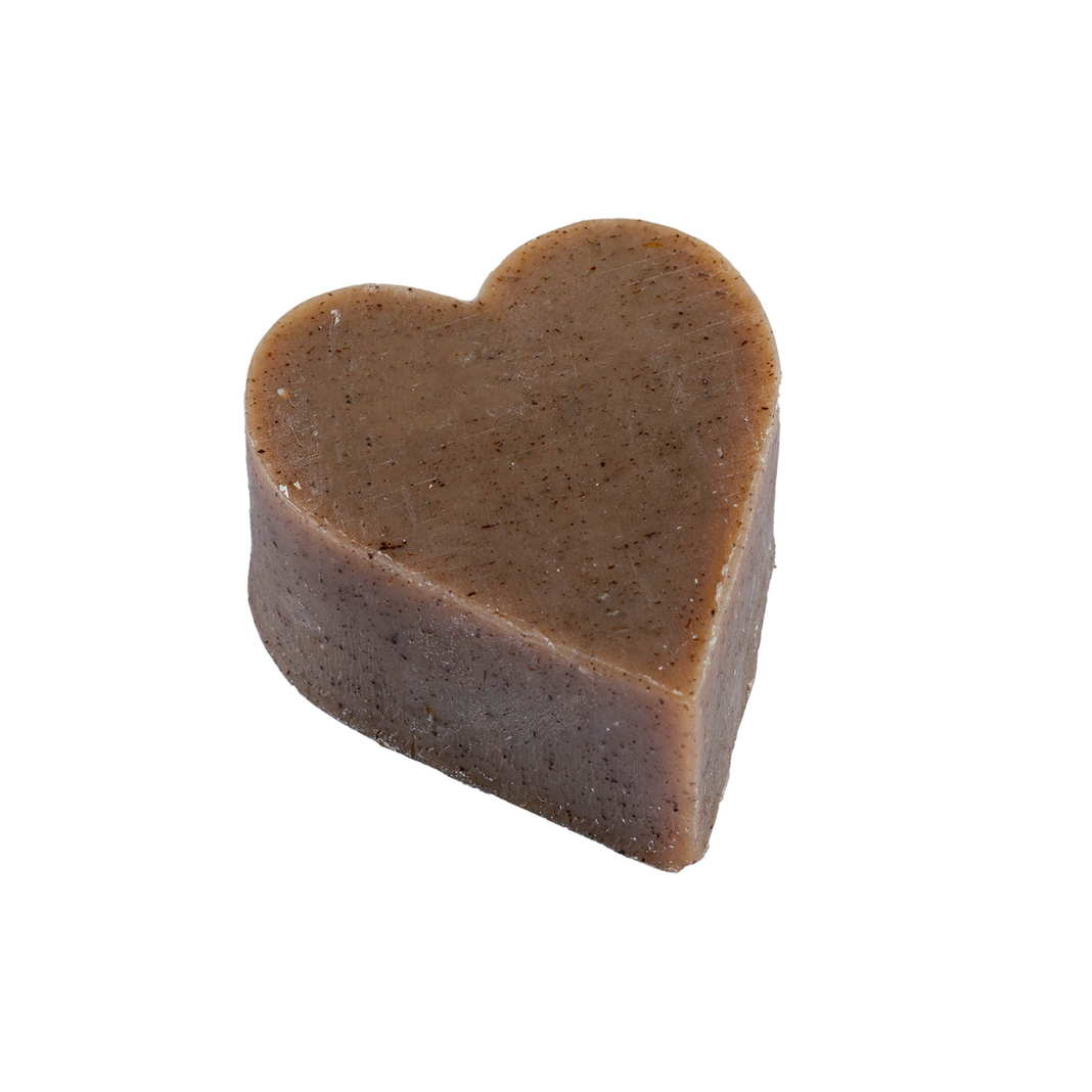 Hemp & Walnut Palm Free  Heart Soap 40g (8 pack)